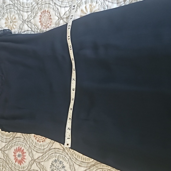 Helen Wang size 2 silk dress.dark blue - Picture 11 of 15